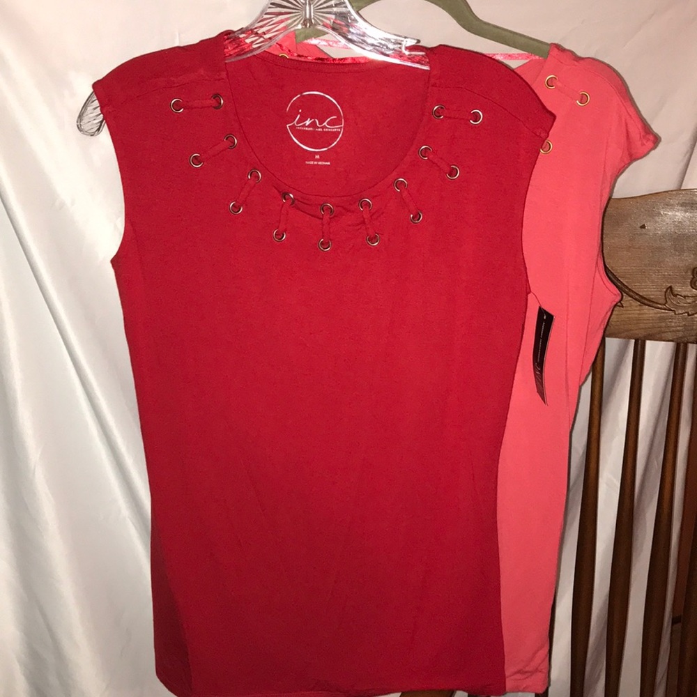 INC Int’l Concepts Sleeveless Lined Top, Medium